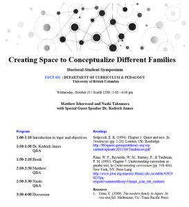 Creating Space to Conceptualize Different Families