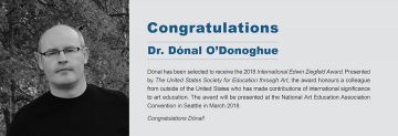Congratulations to Dr. Dónal O’Donoghue