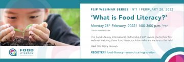Webinar | What is Food Literacy?