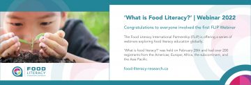 FLIP Webinar Series #1 | ‘What is Food Literacy?’