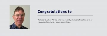 Congratulations to Dr. Stephen Petrina