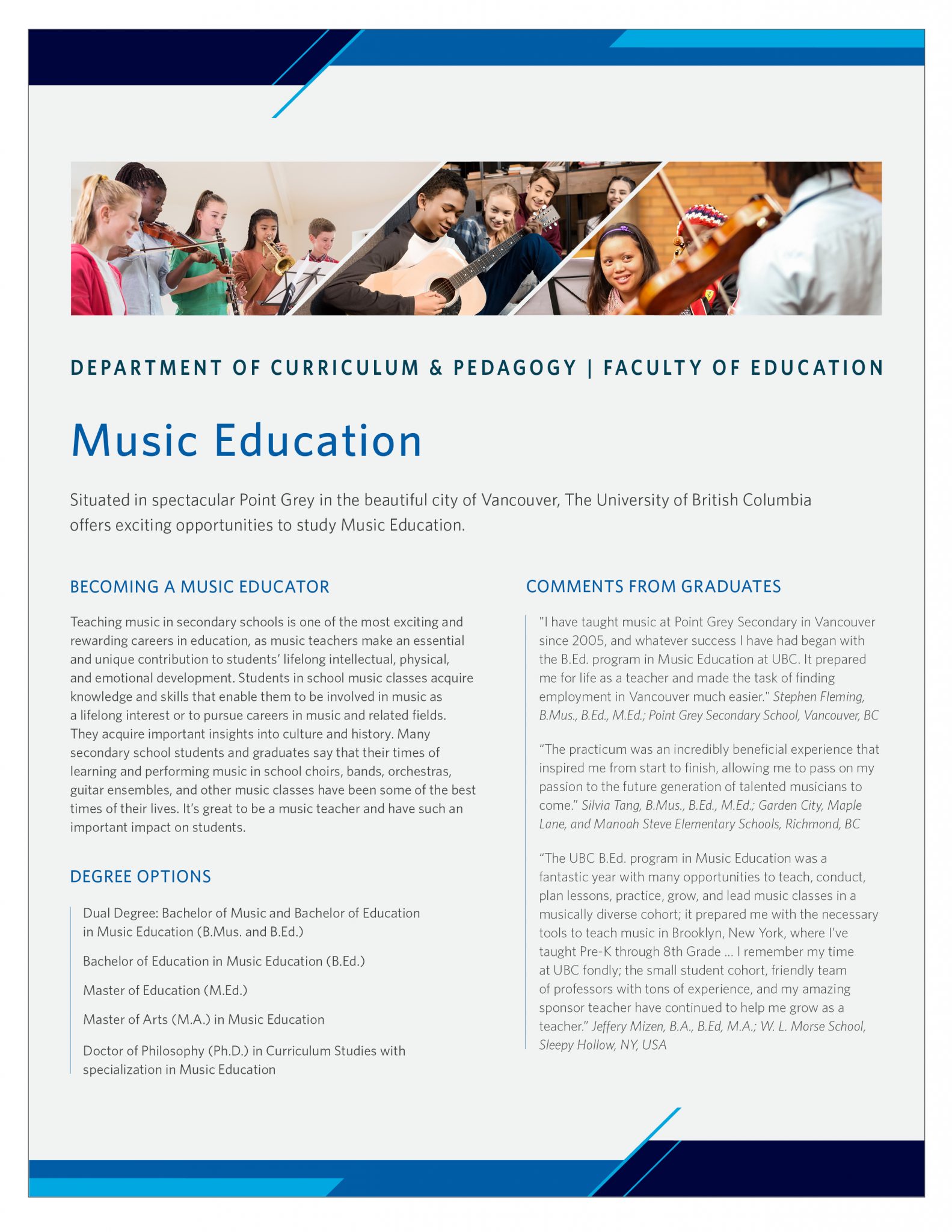 music education phd canada