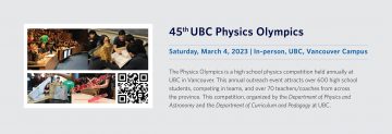 45th UBC Physics Olympics