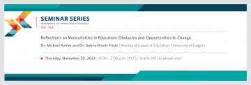 Reflections on Masculinities in Education: Obstacles and Opportunities to Change