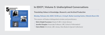 In EDCP | Volume 5: Undisciplined Conversations